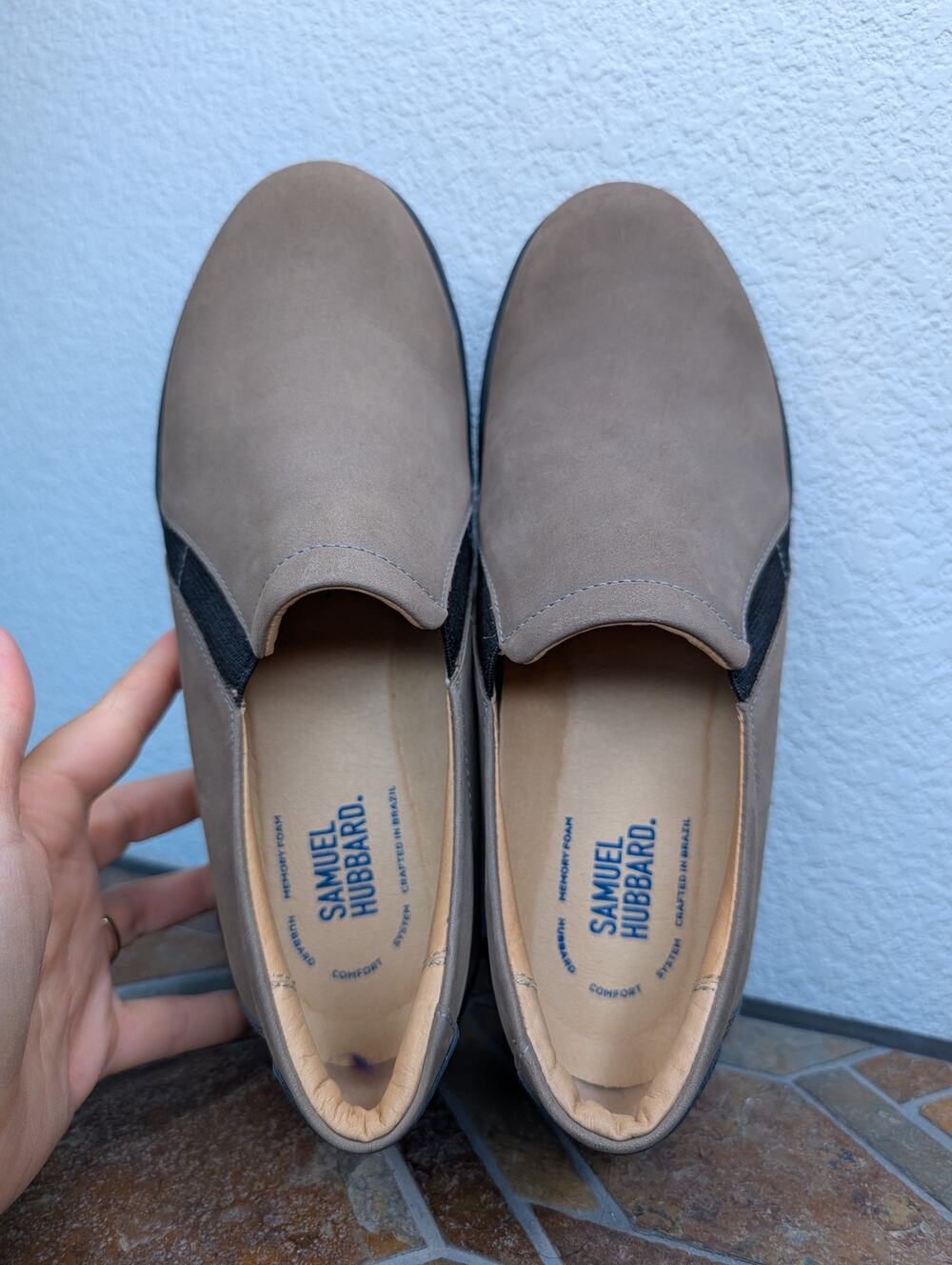Samuel Hubbard NWOT Women's Marin Slip-On Shoes Nubuck 8W Casual Comfort Daily
